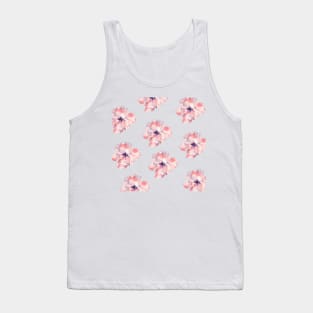 Pink Flowers Tank Top